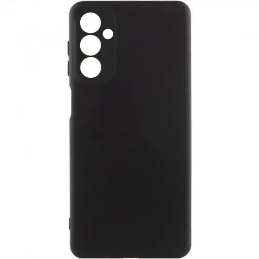 Чохол TPU GETMAN Liquid Silk Full Camera для Samsung Galaxy A34 5G Чорний / Black