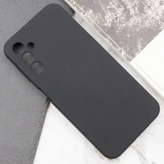 Чохол TPU GETMAN Liquid Silk Full Camera для Samsung Galaxy A34 5G Чорний / Black - зображення 4 