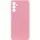 Чохол TPU GETMAN Liquid Silk Full Camera для Samsung Galaxy A34 5G Рожевий / Pink