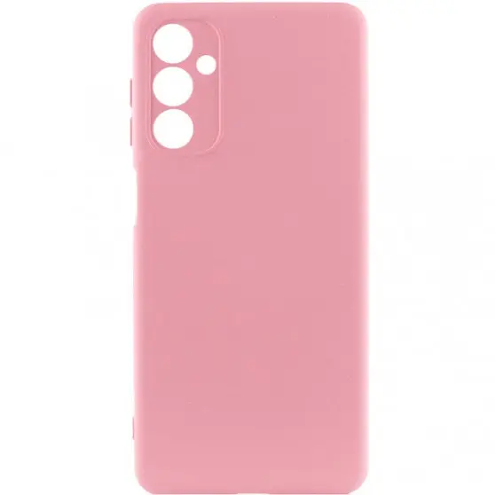 Чохол TPU GETMAN Liquid Silk Full Camera для Samsung Galaxy A34 5G Рожевий / Pink