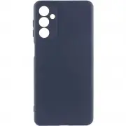 Чехол TPU GETMAN Liquid Silk Full Camera для Samsung Galaxy A54 5G Синий / Midnight Blue