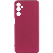 Чехол TPU GETMAN Liquid Silk Full Camera для Samsung Galaxy A54 5G Бордовый / Marsala