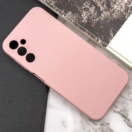 Чохол TPU GETMAN Liquid Silk Full Camera для Samsung Galaxy A54 5G Рожевий / Pink Sand - зображення 4 