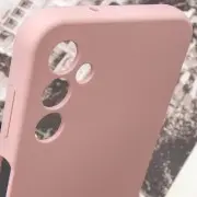 Чохол TPU GETMAN Liquid Silk Full Camera для Samsung Galaxy A54 5G Рожевий / Pink Sand