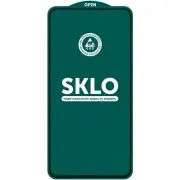 Захисне скло SKLO 5D (тех.пак) для Xiaomi Redmi Note 14 5G / Poco M7 Pro 5G Чорний