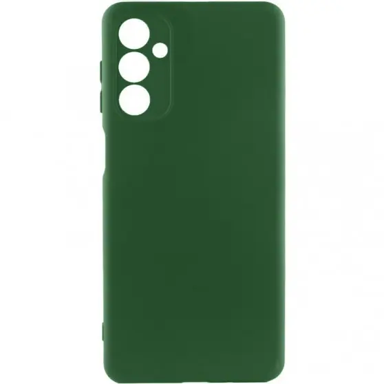 Чехол TPU GETMAN Liquid Silk Full Camera для Samsung Galaxy M23 5G Зеленый / Dark green