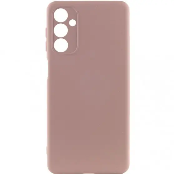 Чехол TPU GETMAN Liquid Silk Full Camera для Samsung Galaxy M23 5G Розовый / Pink Sand