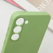Чохол TPU GETMAN Liquid Silk Full Camera для Samsung Galaxy S23 Зелений / Pistachio