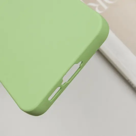 Чохол TPU GETMAN Liquid Silk Full Camera для Samsung Galaxy S23 Зелений / Pistachio - зображення 5 