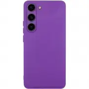 Чохол TPU GETMAN Liquid Silk Full Camera для Samsung Galaxy S23 Фіолетовий / Purple