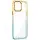 Чехол TPU+PC Fresh sip series для Xiaomi Redmi 9C Бирюзовый / Оранжевый