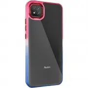 Чехол TPU+PC Fresh sip series для Xiaomi Redmi 9C Синий / Розовый