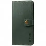 Шкіряний чохол-книжка GETMAN Gallant (PU) для Samsung Galaxy S23 FE Зелений