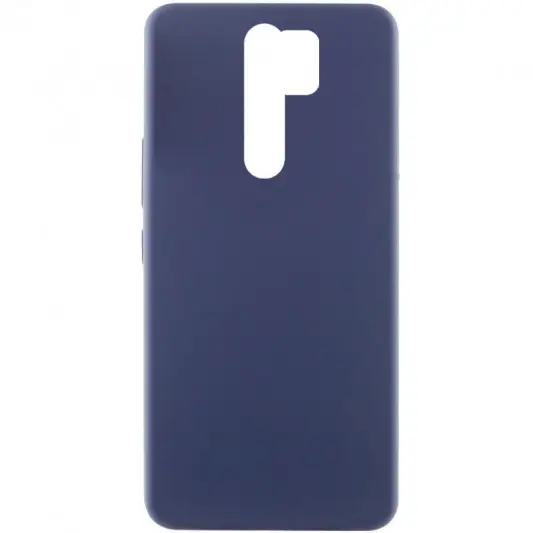 Чехол Silicone Cover Lakshmi (AAA) для Xiaomi Redmi Note 8 Pro Темно-синий / Midnight blue
