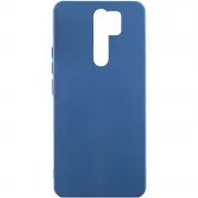 Чехол Silicone Cover Lakshmi (AAA) для Xiaomi Redmi Note 8 Pro Синий / Denim Blue
