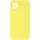 Silicone Case Square Full Camera Protective (AA) NOLOGO для Apple iPhone 11 Pro Max (6.5") Жовтий / Yellow