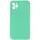Silicone Case Square Full Camera Protective (AA) NOLOGO для Apple iPhone 11 Pro Max (6.5") Зелений / Spearmint