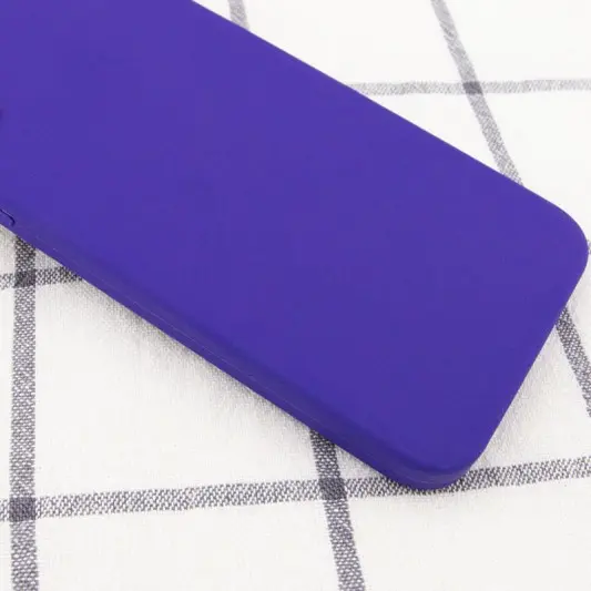 Silicone Case Square Full Camera Protective (AA) NOLOGO для Apple iPhone 11 Pro Max (6.5") Фіолетовий / Ultra Violet - зображення 1 