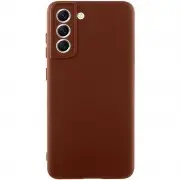 Чохол Silicone Cover Lakshmi Full Camera (AA) для Samsung Galaxy S22 Коричневий / Brown