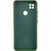 Чехол Silicone Cover Lakshmi Full Camera (AA) для Xiaomi Redmi 9C Зеленый / Dark green