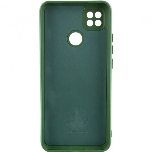 Чехол Silicone Cover Lakshmi Full Camera (AA) для Xiaomi Redmi 9C Зеленый / Dark green - изображение 1