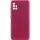 Чохол TPU GETMAN Liquid Silk Full Camera для Samsung Galaxy A51 Бордовий / Marsala