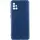 Чохол TPU GETMAN Liquid Silk Full Camera для Samsung Galaxy A51 Синій / Navy Blue