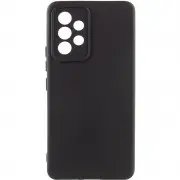 Чехол TPU GETMAN Liquid Silk Full Camera для Samsung Galaxy A53 5G Черный / Black