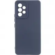 Чехол TPU GETMAN Liquid Silk Full Camera для Samsung Galaxy A53 5G Синий / Midnight Blue