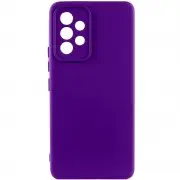 Чехол TPU GETMAN Liquid Silk Full Camera для Samsung Galaxy A53 5G Фиолетовый / Ultra Violet