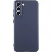 Чохол TPU GETMAN Liquid Silk Full Camera для Samsung Galaxy S21 Синій / Midnight Blue