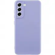 Чохол TPU GETMAN Liquid Silk Full Camera для Samsung Galaxy S21 Бузковий / Dasheen