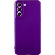 Чохол TPU GETMAN Liquid Silk Full Camera для Samsung Galaxy S21 Фіолетовий / Ultra Violet