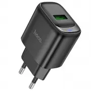 СЗУ Hoco C140A Smart QC3.0 18W (1USB-A) Black