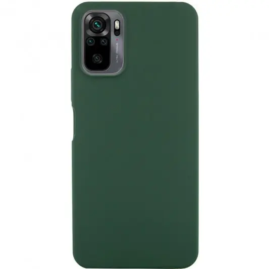 Чехол Silicone Cover Lakshmi (AA) для Xiaomi Redmi Note 10 / Note 10s / Poco M5s Зеленый / Dark green