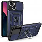 Ударостійкий чохол Camshield Serge Ring для Apple iPhone 13 (6.1") Синій