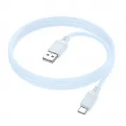 Дата кабель Borofone BX115 Lotto USB to Type-C 3A (1m) Blue