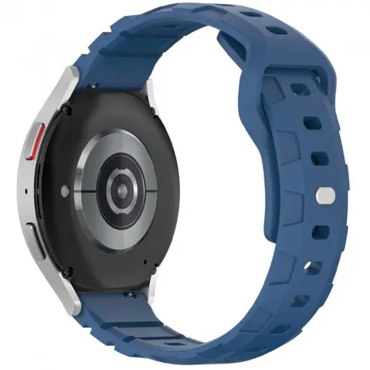 Силиконовый ремешок Defense для Smart Watch 20mm Blue - изображение 3