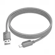Дата кабель Hoco X113 Beneficio USB to MicroUSB (1m) Gray