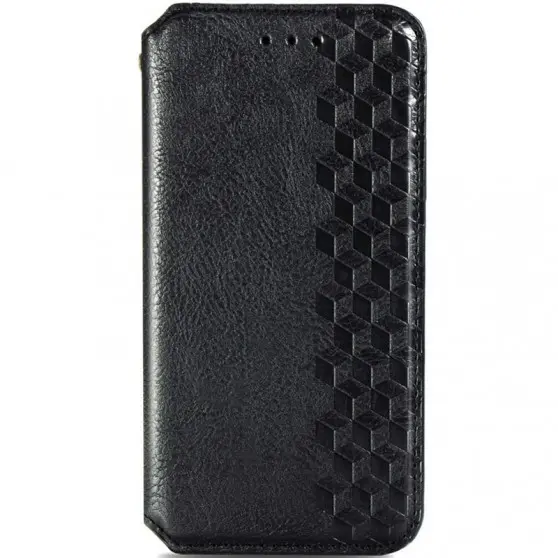 Кожаный чехол-книжка GETMAN Cubic (PU) для Xiaomi Redmi A1 / A2 Черный