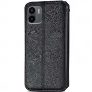 Шкіряний чохол-книжка GETMAN Cubic (PU) для Xiaomi Redmi A1 / A2 Чорний