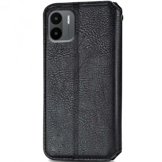 Шкіряний чохол-книжка GETMAN Cubic (PU) для Xiaomi Redmi A1 / A2 Чорний - зображення 1 