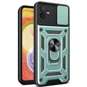 Ударопрочный чехол Camshield Serge Ring для Samsung Galaxy A04 Зеленый
