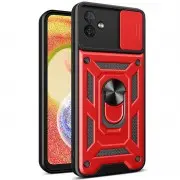 Ударопрочный чехол Camshield Serge Ring для Samsung Galaxy A04 Красный