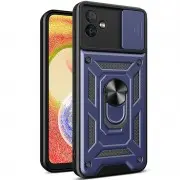 Ударопрочный чехол Camshield Serge Ring для Samsung Galaxy A04 Синий