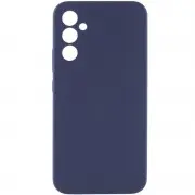 Чохол Silicone Cover Lakshmi Full Camera (AAA) для Samsung Galaxy A34 5G Темно-синій / Midnight blue