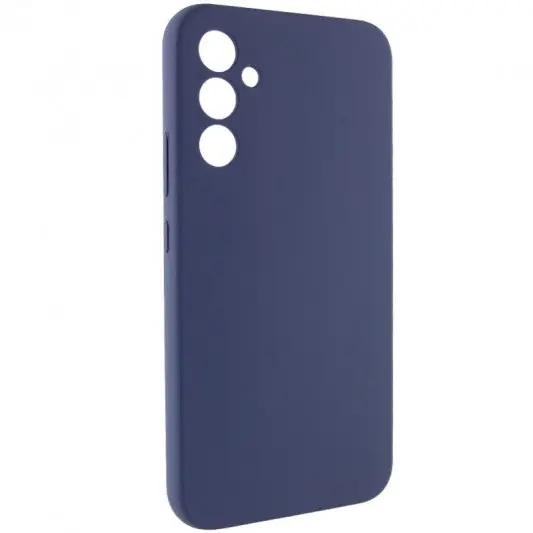 Чохол Silicone Cover Lakshmi Full Camera (AAA) для Samsung Galaxy A34 5G Темно-синій / Midnight blue - зображення 1 