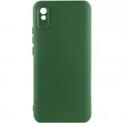 Чехол Silicone Cover Lakshmi Full Camera (AAA) для Xiaomi Redmi 9A Зеленый / Cyprus Green