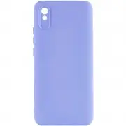 Чехол Silicone Cover Lakshmi Full Camera (AAA) для Xiaomi Redmi 9A Сиреневый / Dasheen