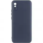 Чехол Silicone Cover Lakshmi Full Camera (AAA) для Xiaomi Redmi 9A Темно-синий / Midnight blue